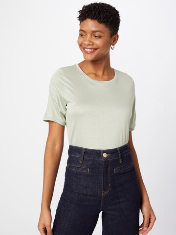 PULZ Jeans Shirt 'CARLA' in Groen: voorkant