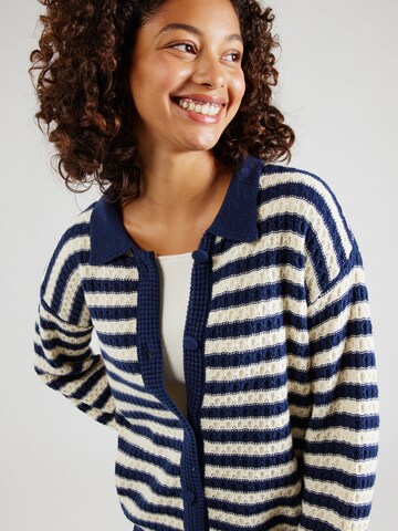 Y.A.S Knit Cardigan 'BLUES' in Blue