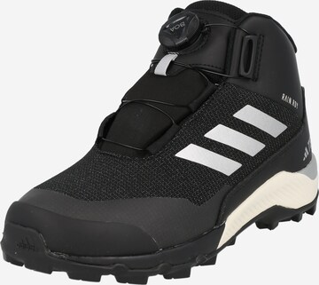 ADIDAS TERREX Boots 'Winter Mid BOA RAIN.RDY Hiking' in Zwart: voorkant