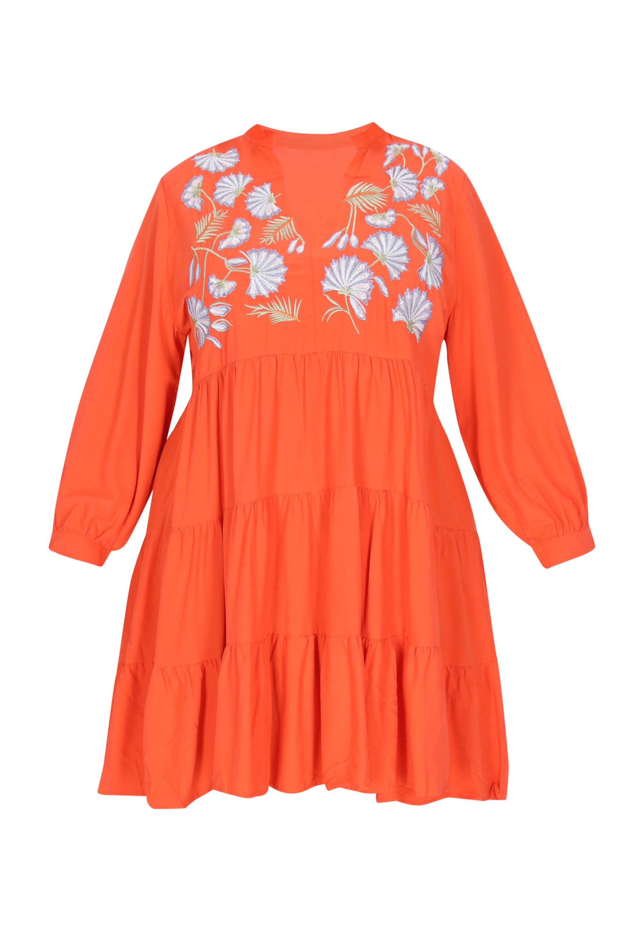 joella Dress in Orange: front