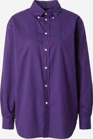 Polo Ralph Lauren - Blusa em roxo: frente