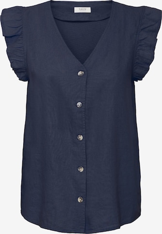 b.young Bluse 'FALAKKA' in Blau: Vorderseite