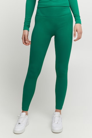 The Jogg Concept Skinny Leggings in Green: front