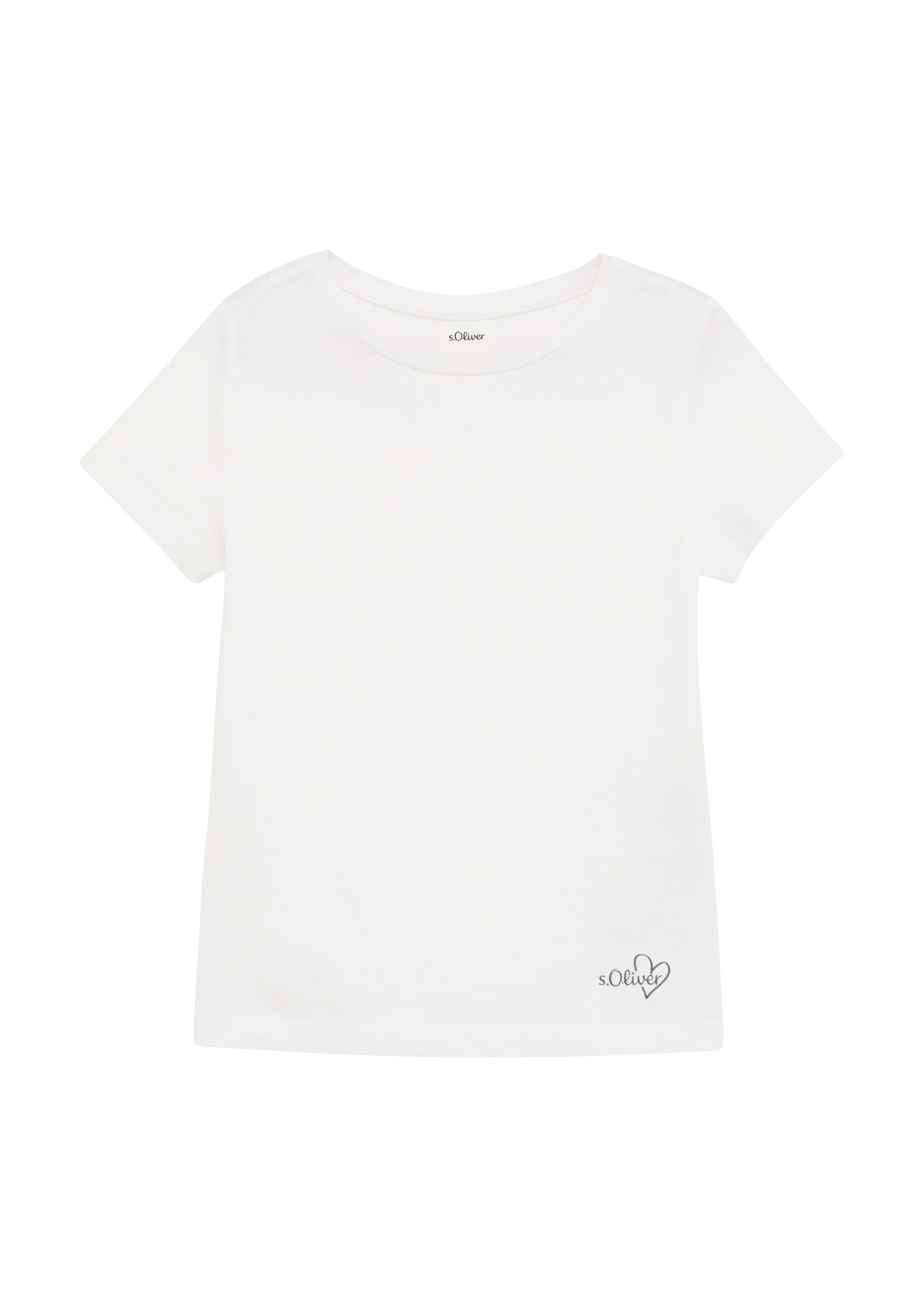 s.Oliver Shirt in Weiß: Vorderseite