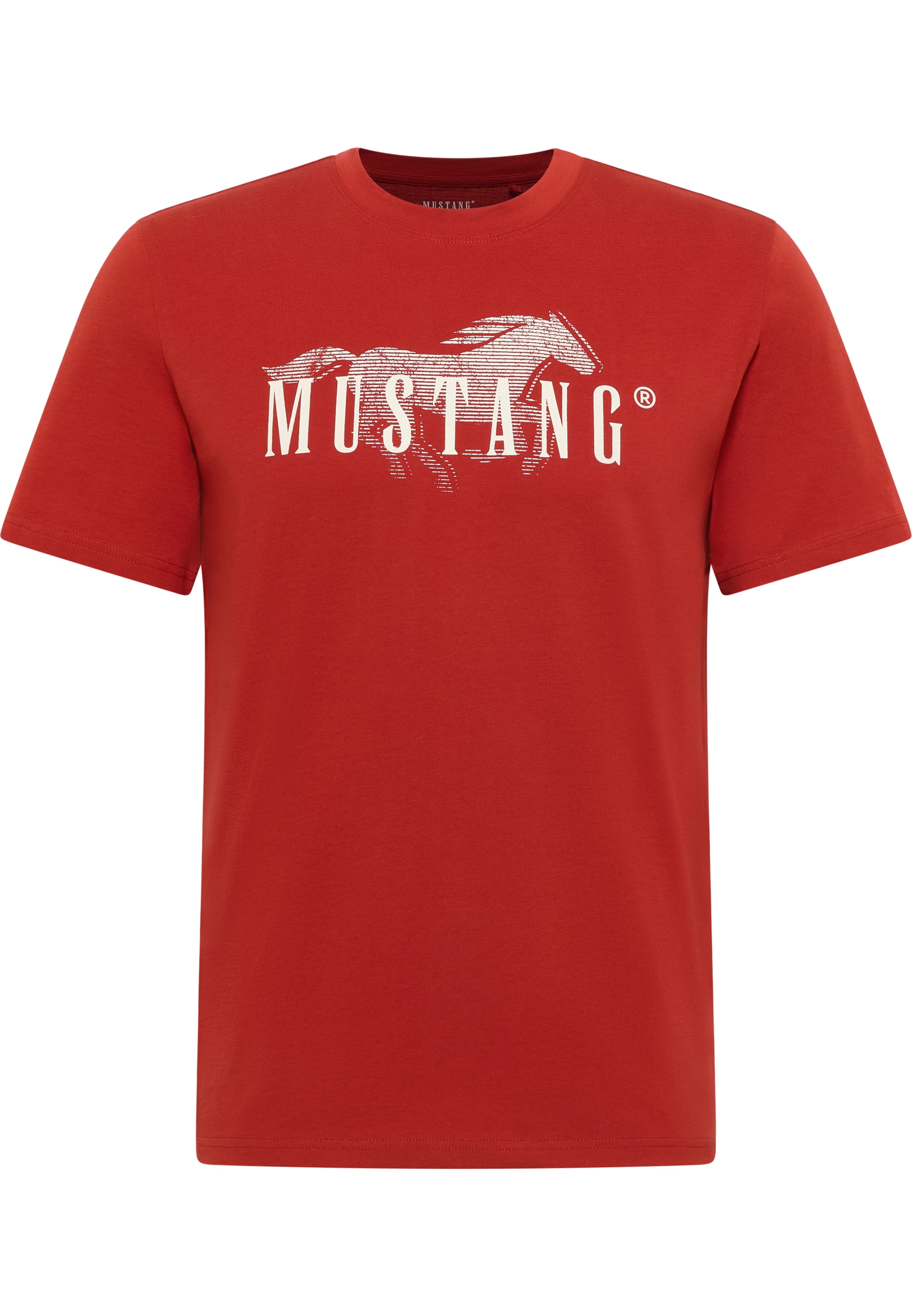 MUSTANG Shirt 'Austin' in Rot: Vorderseite