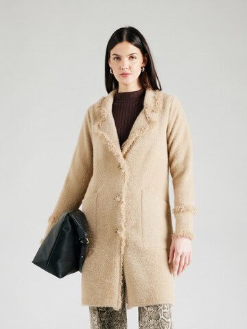 Cappotto in maglia 'Catena' di RINO & PELLE in marrone: frontale