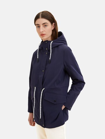 TOM TAILOR Tussenparka in Blauw: voorkant