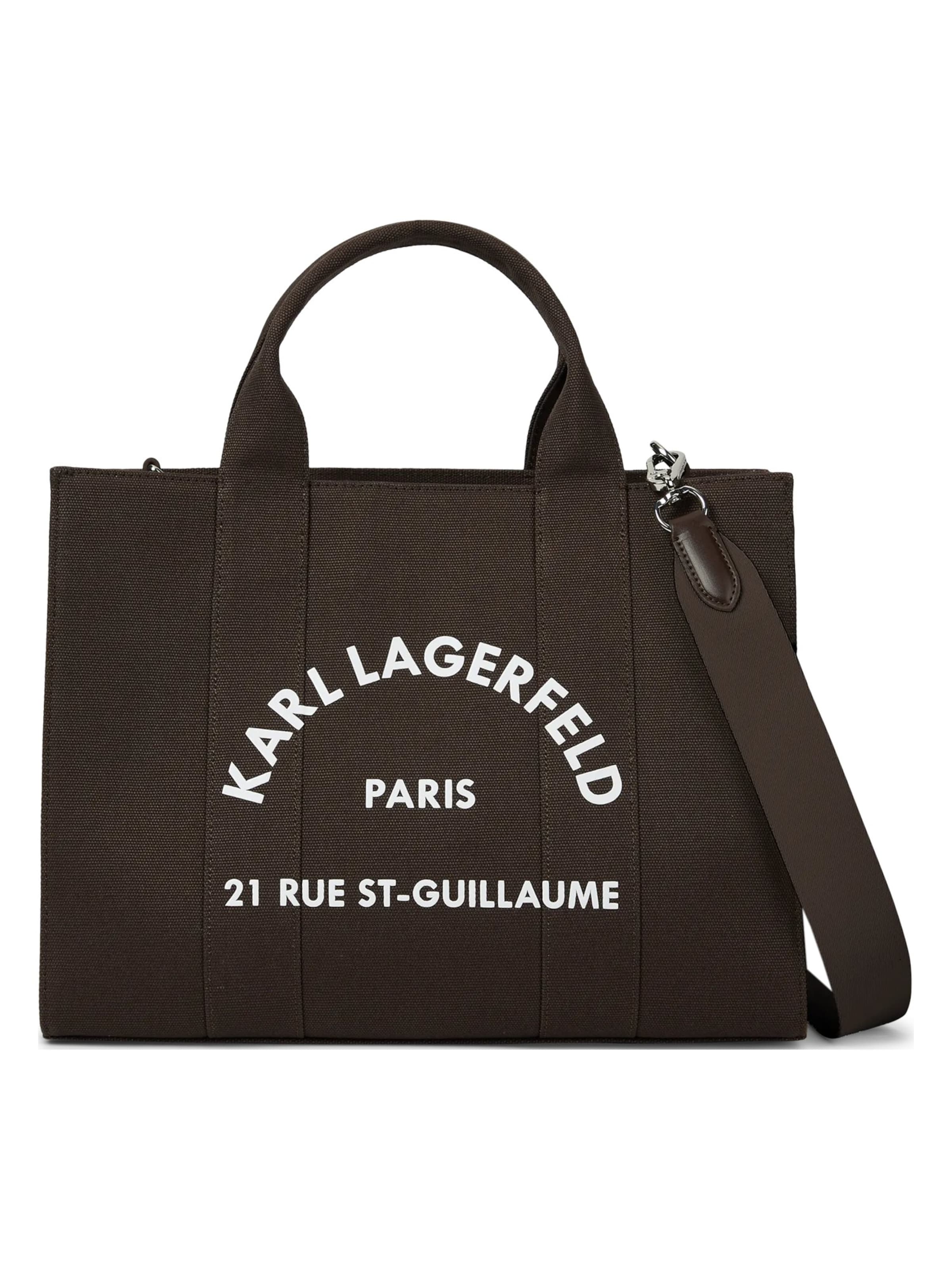 Karl Lagerfeld - Shopper 'Rue St-Guillaume' en marrón: frente