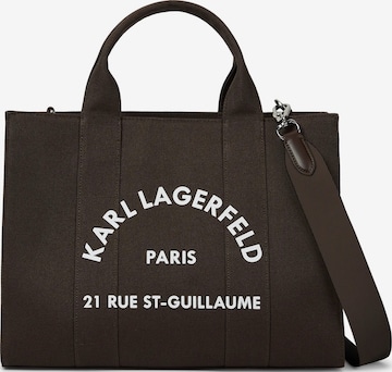 Karl Lagerfeld Ostoskassi 'Rue St-Guillaume' värissä ruskea: etupuoli