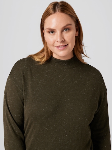 Guido Maria Kretschmer Curvy Pullover 'Julia' in Braun