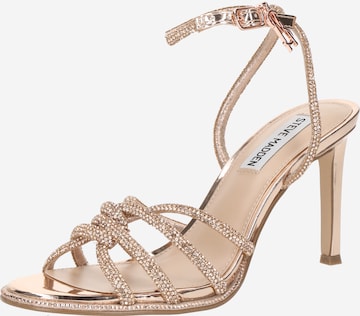 Sandales 'KAILYN-R' STEVE MADDEN en or : devant
