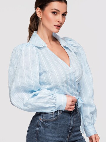 Ombre Bluse‌‌‌‌ in Blau