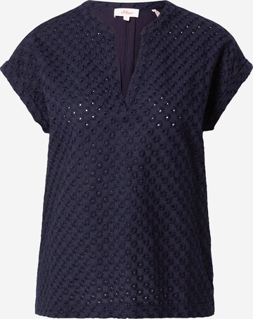 s.Oliver Blouse in Blue: front