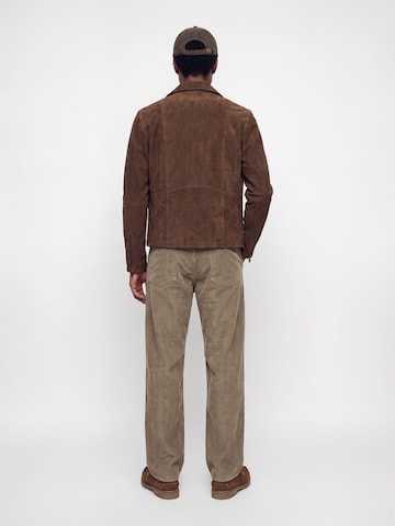 JACK & JONES Wide leg Παντελόνι 'JPSTAlex Original' σε καφέ