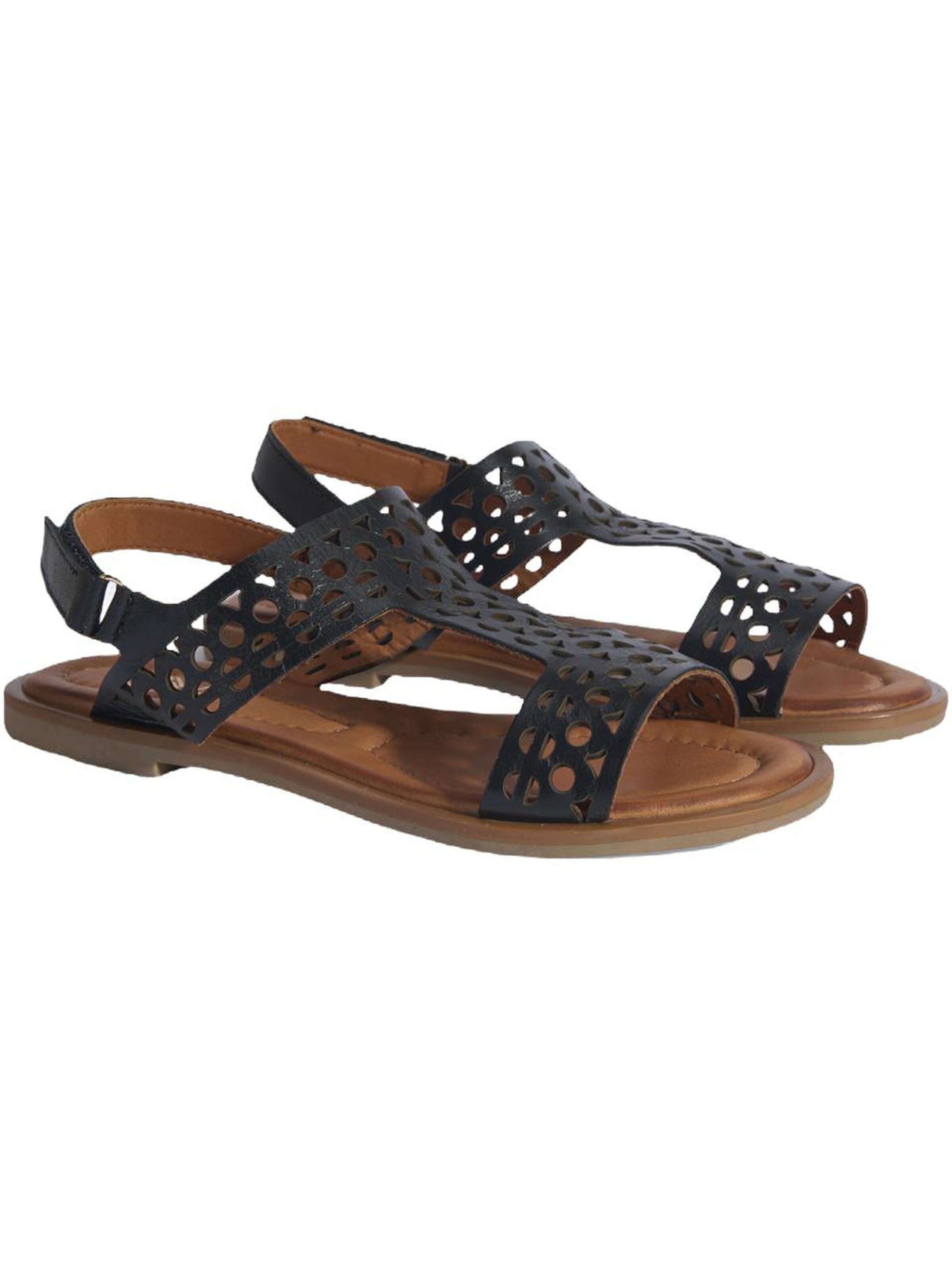 Desa Sandals in Black