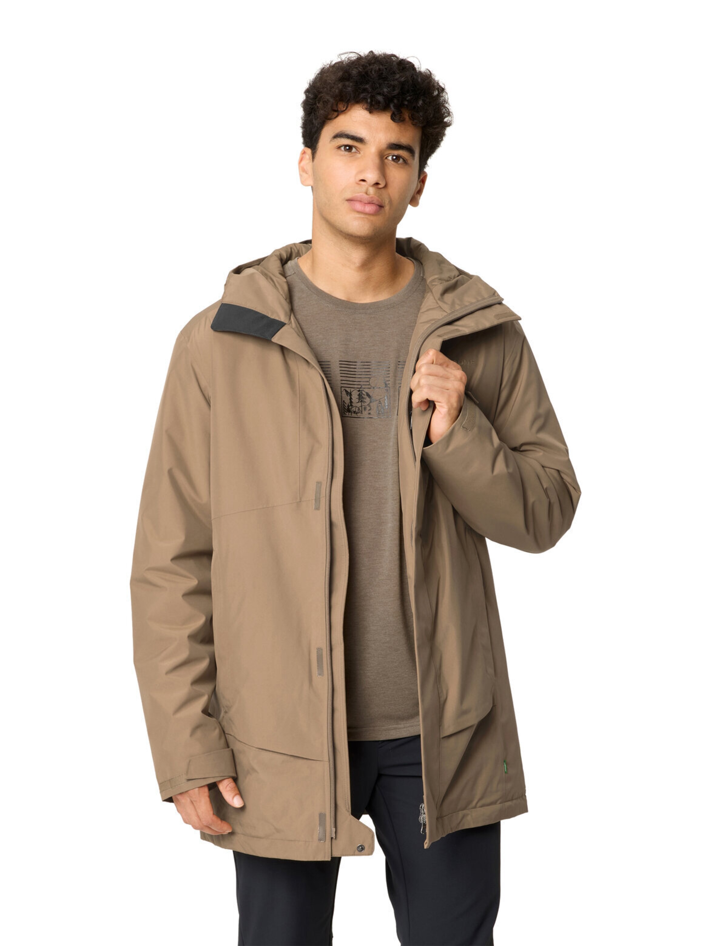 VAUDE Outdoor jacket 'Rosemoor' in Beige
