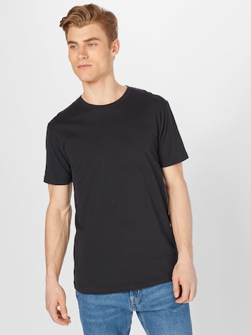 Cleptomanicx T-Shirt 'Ligull' in Schwarz: Vorderseite
