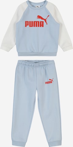 PUMA - Fato de jogging 'Essentials' em azul: frente