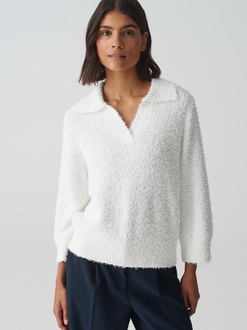 OPUS - Jersey 'Porasi' en blanco: frente