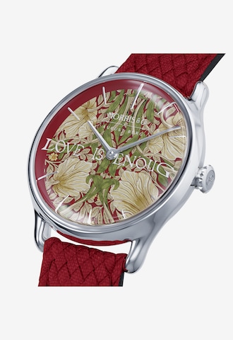 August Berg Analoog horloge in Rood