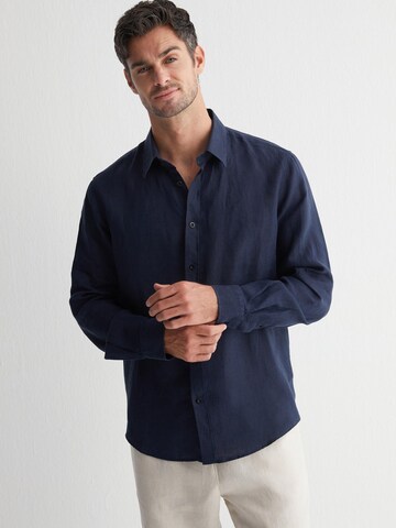 SILK & CASHMERE Shirt in Blue