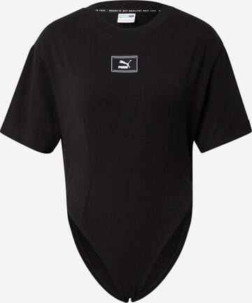 PUMA Shirt bodysuit 'Dare' in Black: front