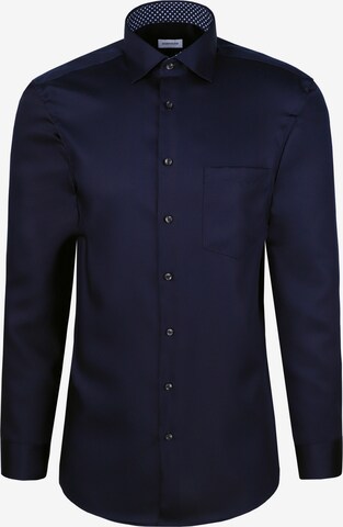SEIDENSTICKER Regular Fit Businesshemd in Blau: Vorderseite