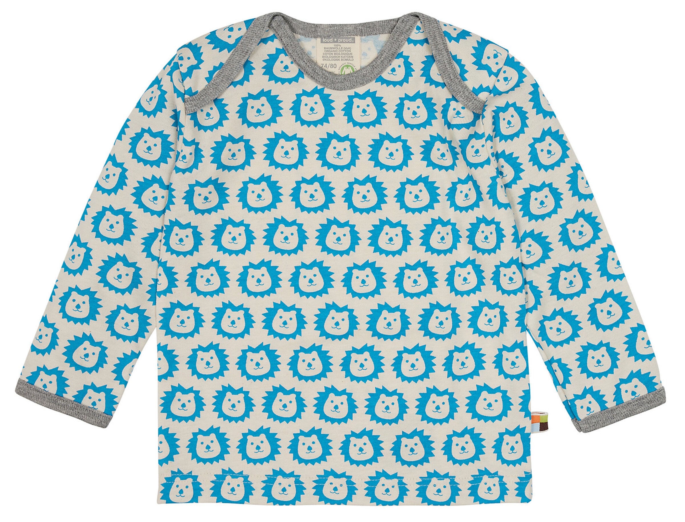 Kinder Kids (Gr. 92-140) loud + proud Shirt in Aqua - WF14127 Kinder Kids (Gr. 92-140) loud + proud Shirt in Aqua - WF14127