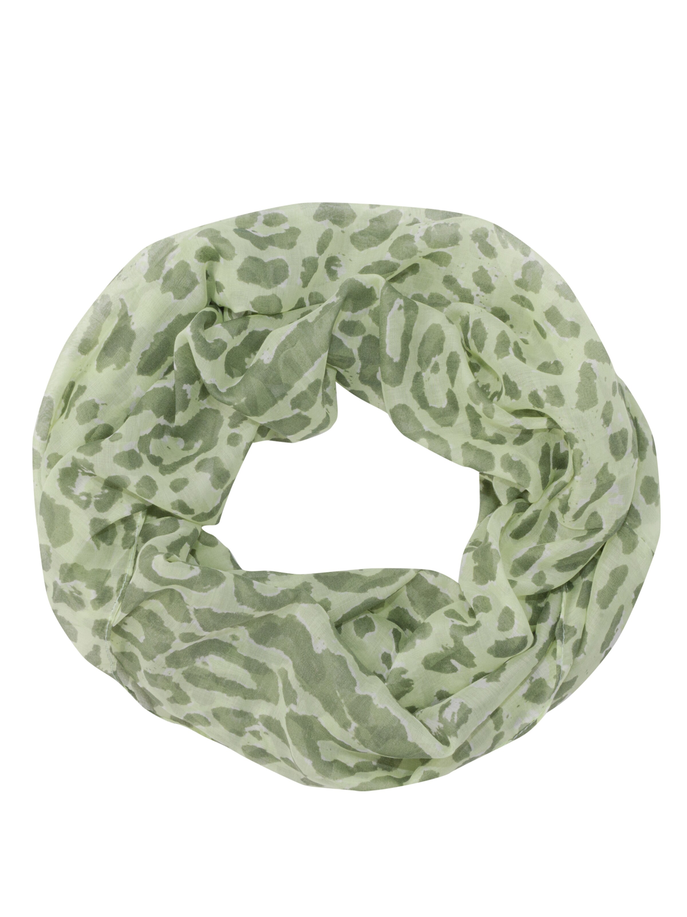 Seasons of April Schal 'Kiwi' in Grün: Vorderseite