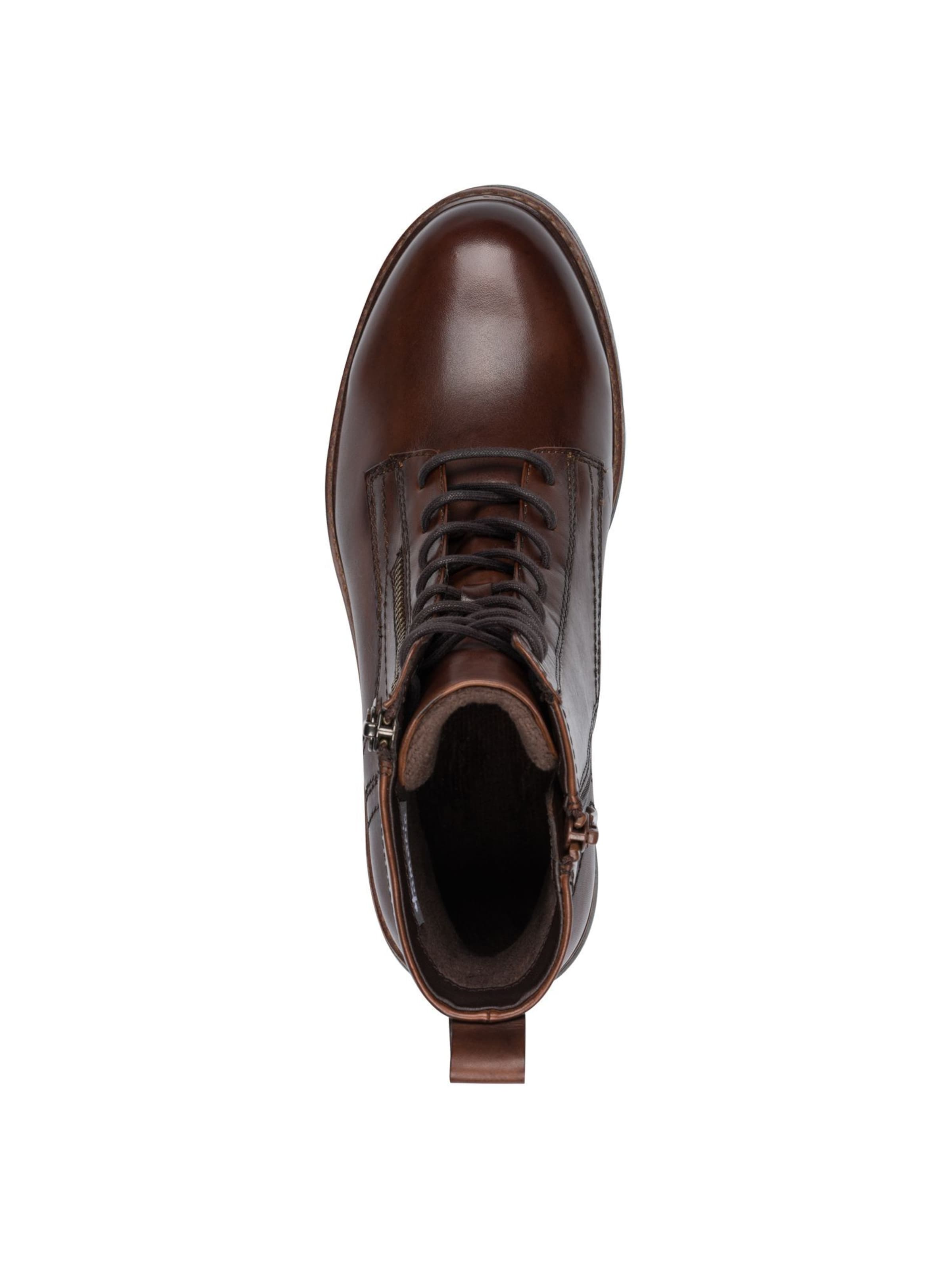 Bottines à lacets Tamaris en marron