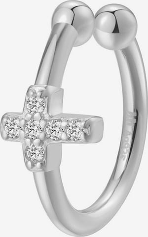 Hey Happiness Ohrringe in Silber: Vorderseite