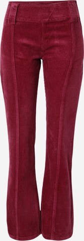 Pantalon Nasty Gal en rouge : devant