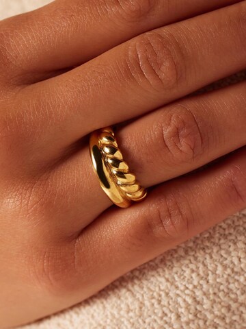 Lucardi Ring in Gold: front