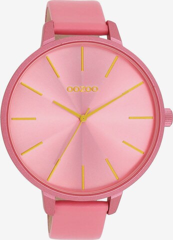 OOZOO Analog Watch in Pink: front