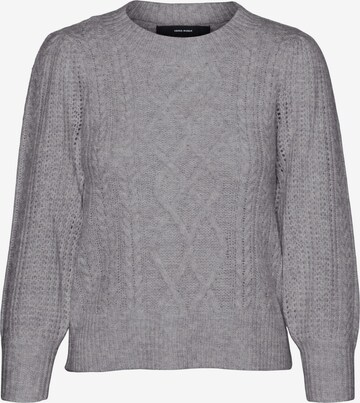 VERO MODA - Pullover 'MARA' em cinzento: frente