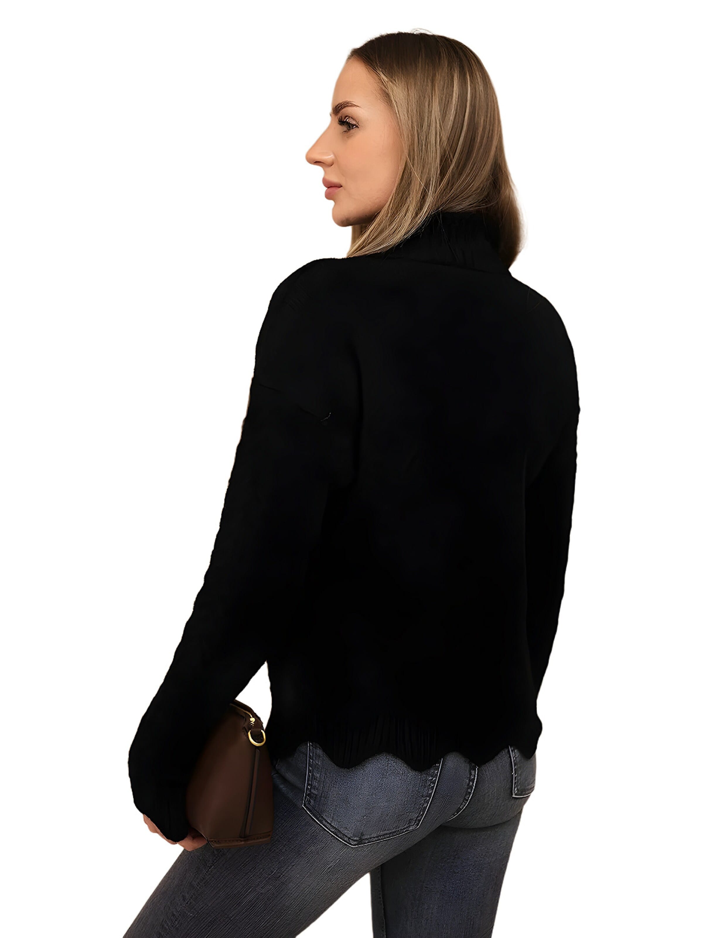Lumera Sweter w kolorze czarny