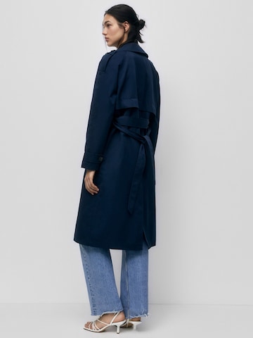 Manteau mi-saison Pull&Bear en bleu