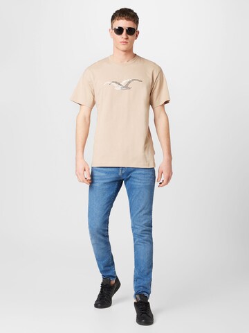 T-Shirt Cleptomanicx en beige