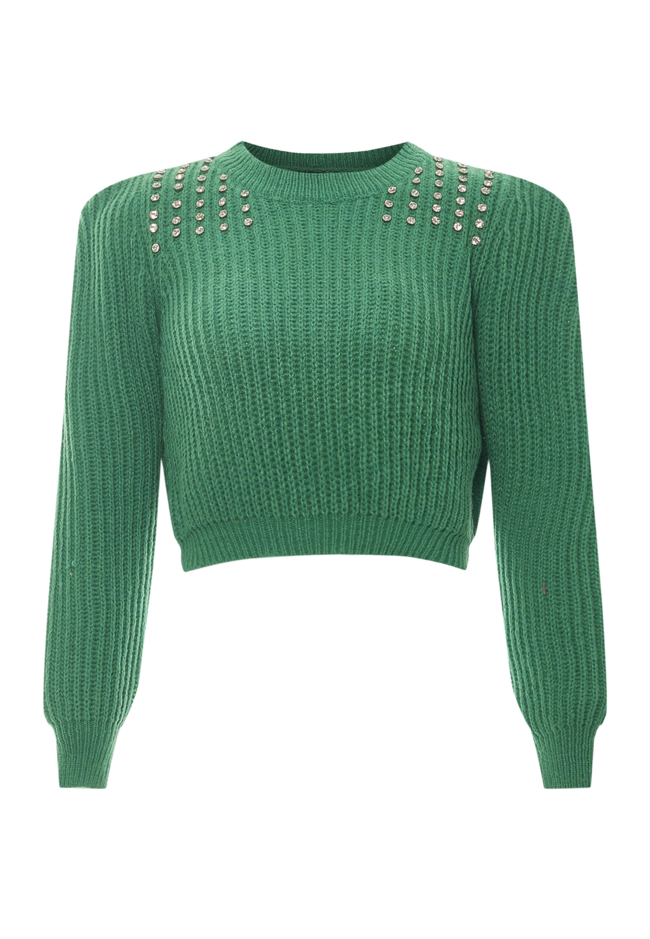 faina Svetr – zelená: přední strana