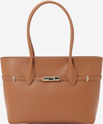 FURLA Shopper 'Goccia' in Brown: front
