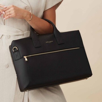 Isabel Bernard Handtasche in Schwarz: Vorderseite