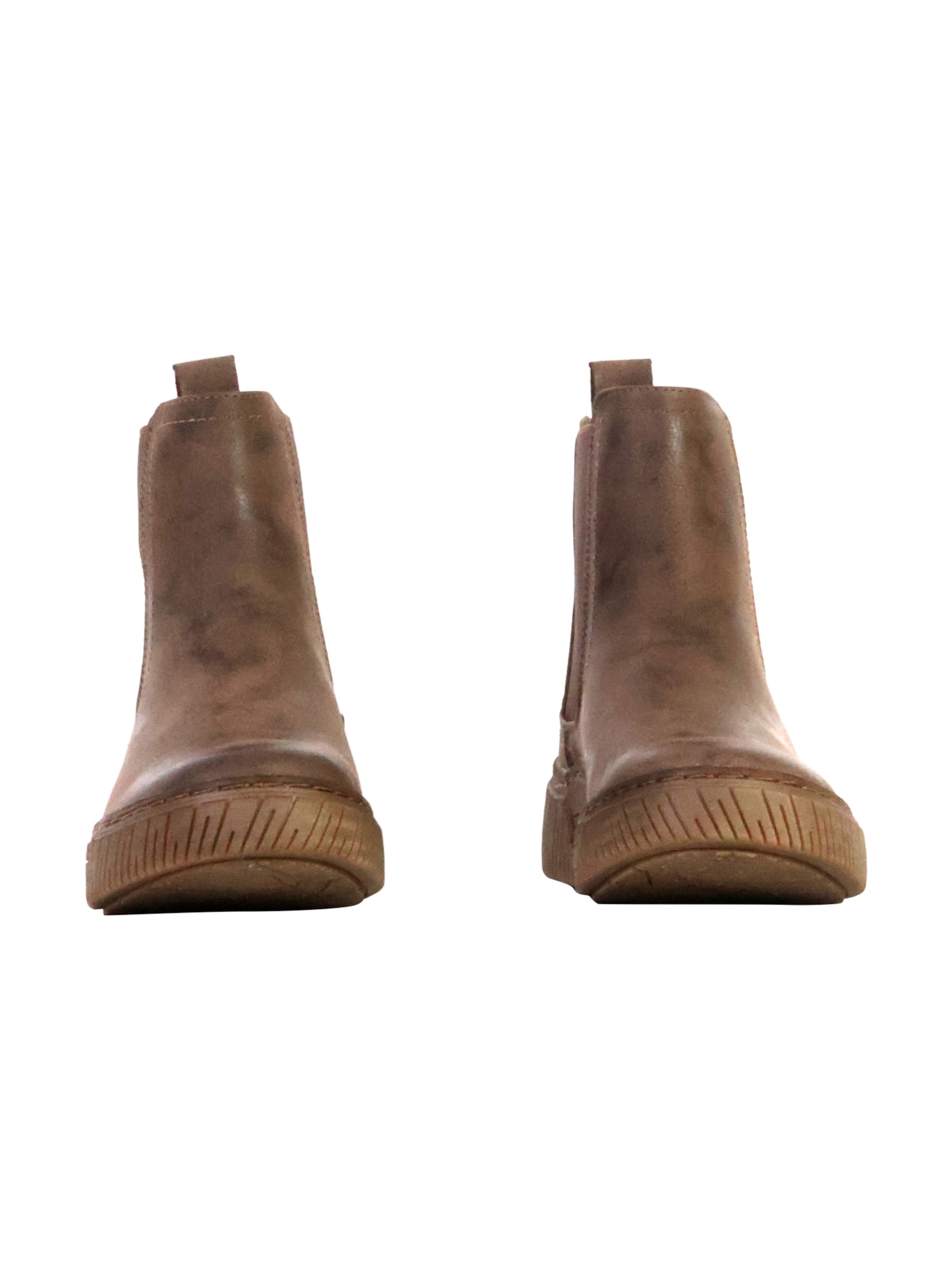 Super Mode Booties 'Stiefelette mit Gummizug' in Brown