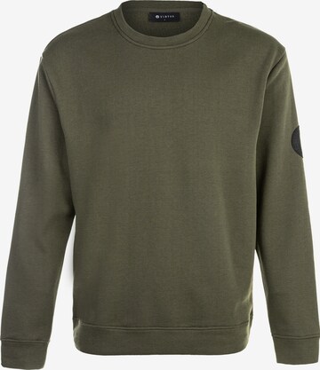 Virtus Sweatshirt 'Johnstu' in Groen: voorkant