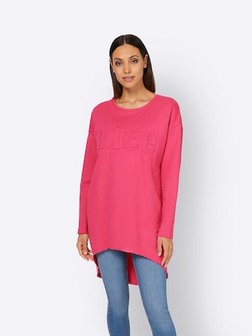 heine Shirt in Roze: voorkant