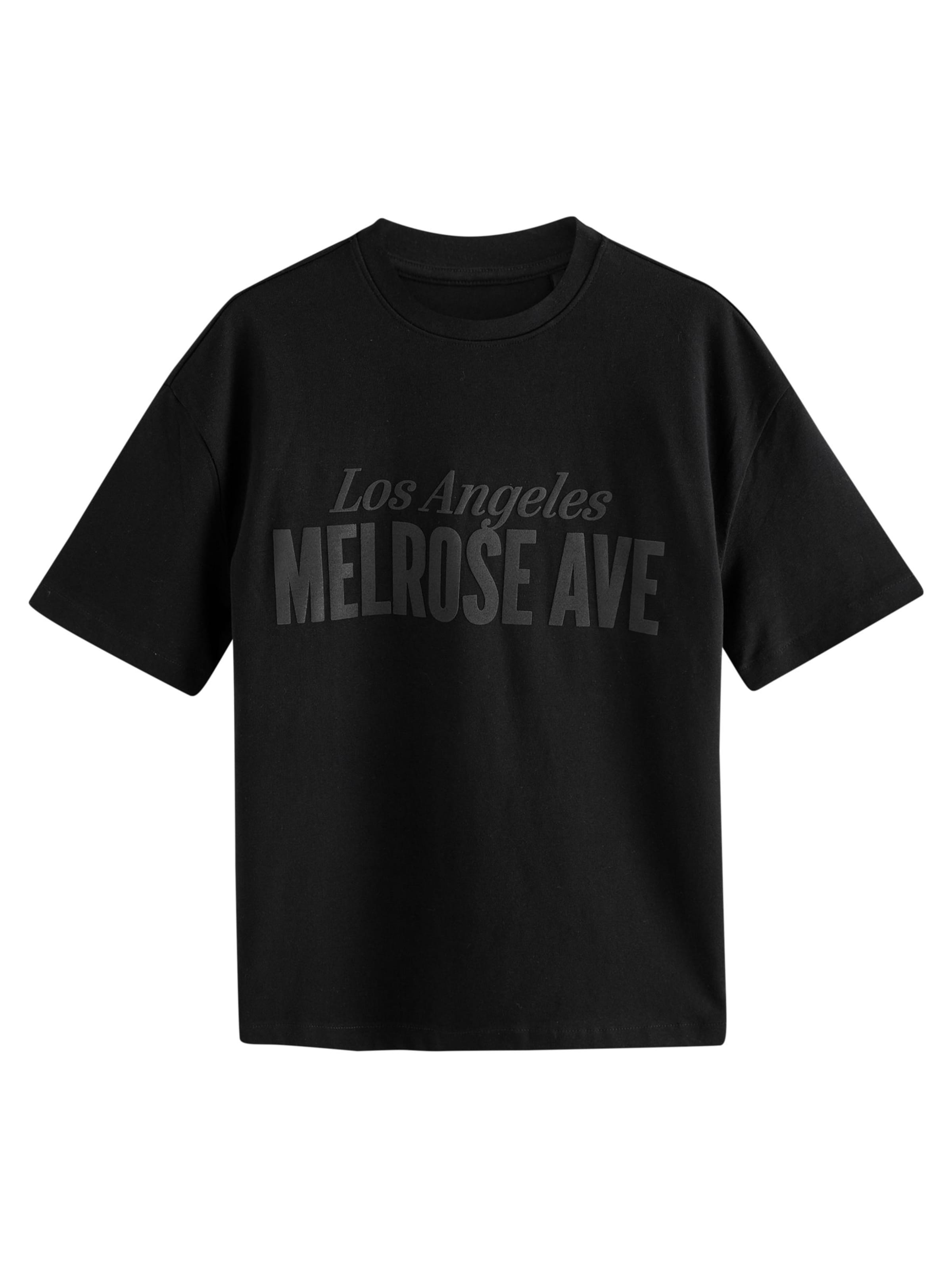 Next Shirt in Black: front