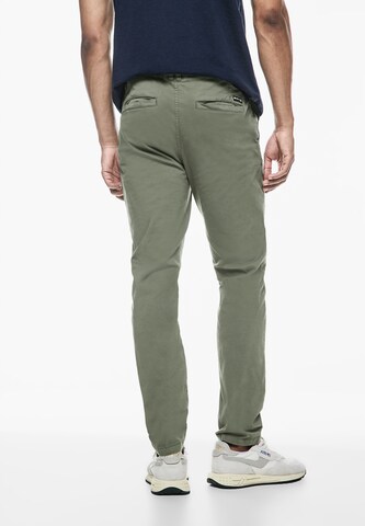 Street One MEN Slim fit Chino Pants 'Sommer' in Green