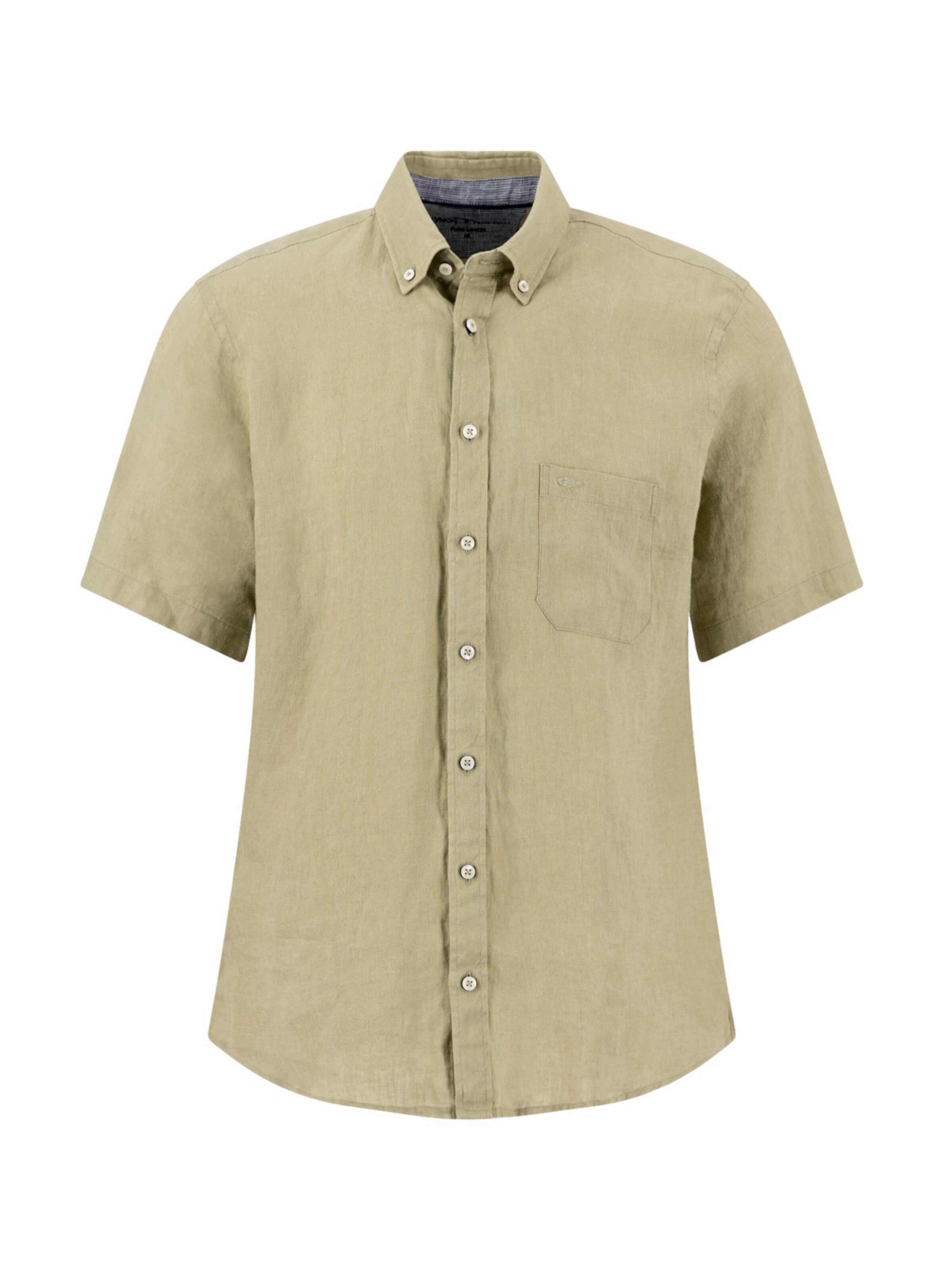 FYNCH-HATTON Overhemd in Groen: voorkant