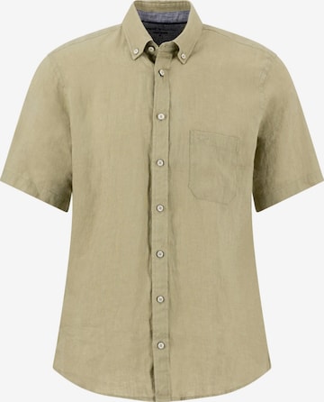 FYNCH-HATTON Overhemd in Groen: voorkant