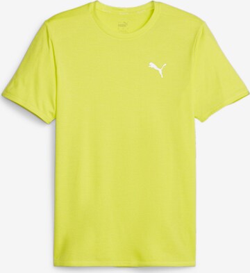 PUMA Funktionsshirt 'Run Favourite Heather' in Gelb: predná strana