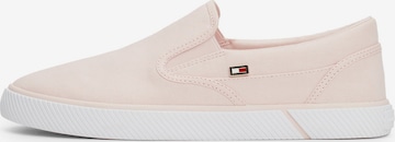 TOMMY HILFIGER Trampki slip on w kolorze różowy: przód